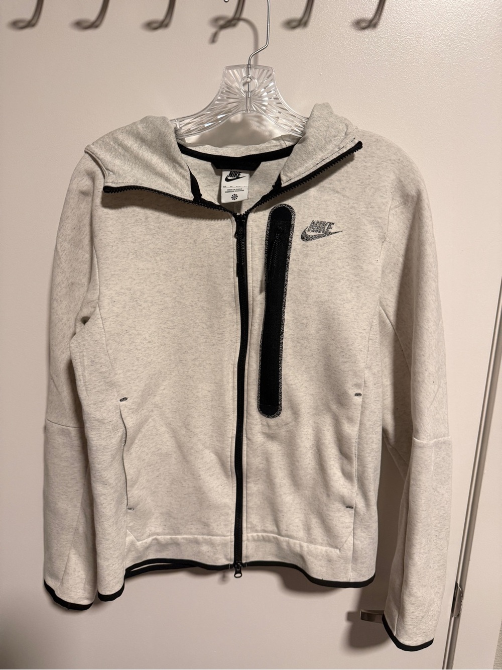 Nike Tech Fleece Full-Zip Hoodie Size XS Grey